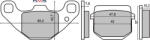 RMS Placute de frana RMS organic (71049)