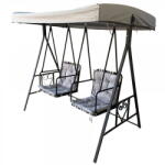 VivaTechnix Leagan de gradina cu 2 locuri, Vivatechnix VMD-1024, dimensiune 120x187x206 cm, maxim 200Kg (VMD-1024) Balansoar bebelusi