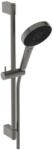 Ideal Standard Idealrain Solos - Set pară de duș, bară și furtun, 3 jeturi, EcoFlow, Magnetic Grey A7897A5 (A7897A5)