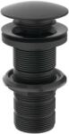 Ideal Standard - Set de scurgere Click-Clack pentru baterii de lavoar fără preaplin, negru E1483XG (E1483XG)