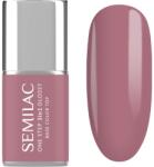 Semilac One Step 3in1 Glossy lac de unghii sub forma de gel culoare 201 Earth Pink 7 ml