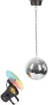 Eurolite Mirrorball 20 cm Set with Pinspot and Motor