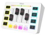 FIFINE SC3W AmpliGame, 4-csatornás USB-s gamer audió keverő, fehér SC3W