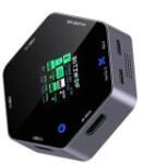BlitzWolf BW-TH16 8 az 1-ben USB HUB és dokkoló intelligens kijelzővel, 100W, LCD BW-TH16