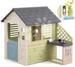 Smoby Căsuță cu sonerie și 3 sunete Jolie Playhouse Life Smoby extensibilă cu 3 ferestre și 2 jaluzele cu filtru UV de la 24 luni (SM810312-P) Casuta pentru copii