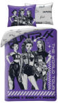 Halantex K-pop Demon Hunters ágyneműhuzat szett - Lila - 140x200 + 70x90 cm (DSYAS61KPO-BL) (DSYAS61KPO-BL)