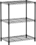 Royal Catering Fém polcos szekrény - 60 x 35 x 77 cm - 120 kg - fekete (RCMR-760P19)