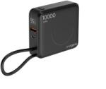 Gembird Power Bank 10000mAh Wireless fekete PB10-WPC15-LCD-01 (PB10-WPC15-LCD-01)