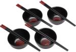 Excellent Houseware Sushi készlet 8 részes, Excellent Houseware, kerámia/bambusz, fekete (KO-210000900)