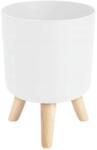 Verk 27577 Květináč s nožičkami, průměr 14 cm, bílý