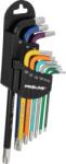 PROLINE Set Chei Negative Torx Lungi Cr-va S2 T10-t50 - 9p (48315) Cheie imbus