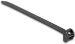 Delock Kábel szorító fémkapoccsal Hx 203 x Sz 12, 7 mm 10 db. Fekete