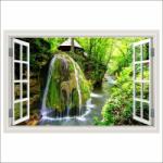 MÉDIA Öntapadó fotótapéta Window Bigar Waterfall, Románia, 150 x 100 cm (FOTOTAP15347)