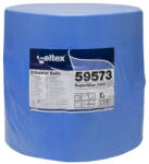 Celtex Superblue 1000 ipari törlő cellulóz, kék, 3 rétegű, 360m, 1000 lap, 36x36cm, 1 tekercs/zsugor (59573) - pepita