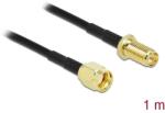 Delock Antennakábel RP-SMA-dugó - RP-SMA-hüvely LMR/CFD100, 1 m low loss (90443)