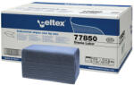 Celtex Omnia Labor hajtogatott kéztörlő kék, 3 réteg, 25x30cm, 8x230/karton (77850) - pepita