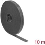 Delock Velcro szürke ragasztó szalag guriga Hx 10 m x Sz 15 mm (18391) - pepita