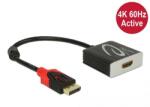 Delock Active DisplayPort 1.4 to HDMI Adapter 4K 60 Hz (HDR) Black 65207 (65207)