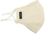 PureMe Reusable / Adjustable Mask Linen 2 pcs N95 filters inside the package Cream