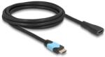 Delock HDMI anya - HDMI apa kábel 48 Gbps 8K 60 Hz bővítőkábel fekete 2 m (81998) (D81998) (81998)