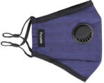 PureMe Reusable / Adjustable Mask Cotton 2 pcs N95 filters inside the package Dark Blue