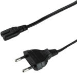 LogiLink Tápkábel, CEE 7/16 - IEC C7, fekete, 7, 5 m