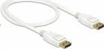 Delock Kábel Displayport 1.2 dugó & gt; Displayport dugó 4K 60 Hz 0, 5 m (85507)