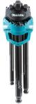 Makita 9db-os Imbuszkulcs készlet 1.5, 2, 2.5, 3, 4, 5, 6, 8, 10mm (B-65894)
