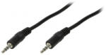 LogiLink CABLU audio LOGILINK stereo 3.5 mm jack T/T 3m negru and CA1051 and (ca1051)