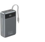 Gembird Powerbank 20000mAh szürke PB20-PD65-LCD-01 (PB20-PD65-LCD-01)