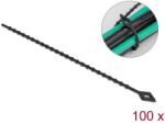 Delock Újrahasználható kötöző Hx 150 x Sz 2, 4 mm 100 db. Fekete (19568) - pepita