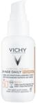 Vichy Capital Soleil Fluid tonifiant de zi pentru față UV-Age Daily Pigment, SPF50+, 40 ml