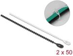 Delock Újrahasználható kötöző Hx 120 x Sz 3, 6 mm 100 db (19506) - pepita
