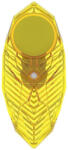  Diamond Air Fresh illatosító, citrom, (citromsárga) (DIAMONDAIRFLEMON) - pepita
