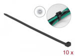 Delock UV álló kábelkötözo 610mm x 9, 0 mm, 10 db fekete (19562) - pepita
