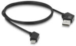 Delock Kábel A-típusú USB 2.0 apa - USB Type-C apa elforgatható gyors töltő funkcióval 60 W 1, 2 m