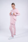  Moniel szoptatós melegítő szett hosszú pulóverrel és L Basic Powder pink