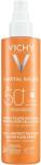 Vichy Spray fluid Vichy Capital Soleil pentru față și corp, SPF50+, 200 ml (810869)