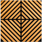 Leziter Akusztikus falpanel Deco IX bambusz hatású 60x60x1, 8 cm (J01TF14-BAM)