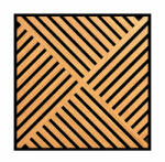 Leziter Akusztikus falpanel Deco VIII bambusz hatású 60x60x1, 8 cm (J01TF08-BAM) - homelux