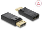 Delock Aktív DisplayPort 1.2 - HDMI adapter 4K HDR funkcióval (61086) - pepita