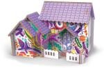 Wiky kreativita 3d пъзел дървена къща с цветове (050877)