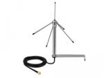Delock 433 MHz Antenna SMA-dugó 3 dBi mindenirányban rögzítheto, csatlakozó kábellel (RG-58, 3 m), f (12565)