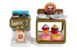 Teddies Кафене пластмасова кафе машина + сладкиши с витрина (00861797)