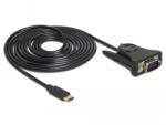 Delock Adapter, USB Type-C & gt; 1 db soros DB9 RS-232