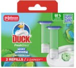 DUCK ® Fresh Discs zselés WC-öblítő korong utántöltő 2x36 ml Mint Matrix