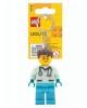 LEGO® Keychain W/led Medical Professional Figurina