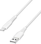 LogiLink USB 2.0 Type-C kábel, C/M - A/M, 480 Mbps, 15W, fehér, 3 m