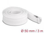 Delock Befont karmantyú zipzáras szorítóval hőállóság egészen 3 m x 50 mm-es fehér (20835) - pepita