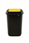 Quatro Plafor Quatro Billenőfedeles Szemetes - 45L - Fekete/Sárga (PL659-00)